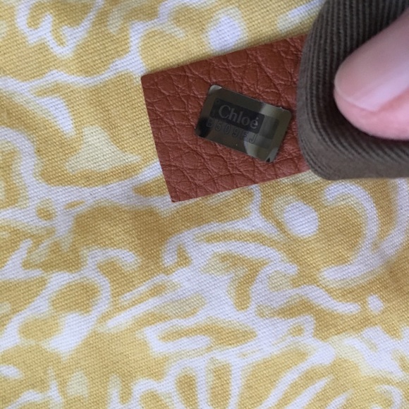 Chloe Tan Leather Satchel with Tassel Detail - Picture 8 of 8